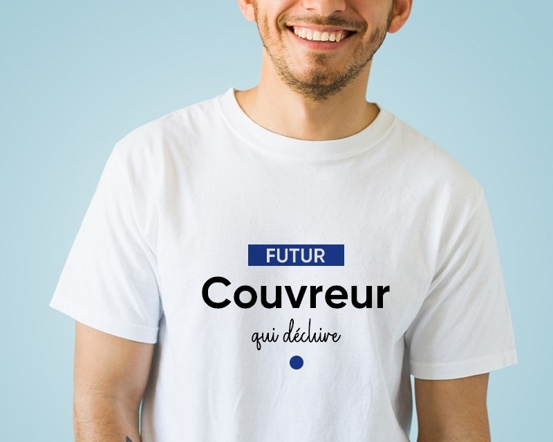 Tee shirt personnalisé homme - Futur couvreur