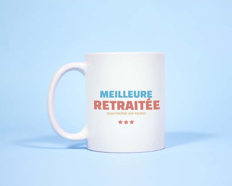 Mug personnalisé - Meilleure Retraitée