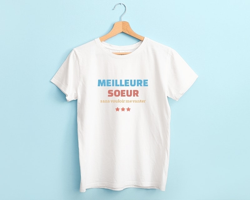 Tee shirt personnalisé femme - Meilleure Soeur