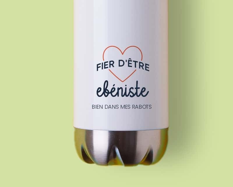 Gourde personnalisable - Fier d'être ebéniste