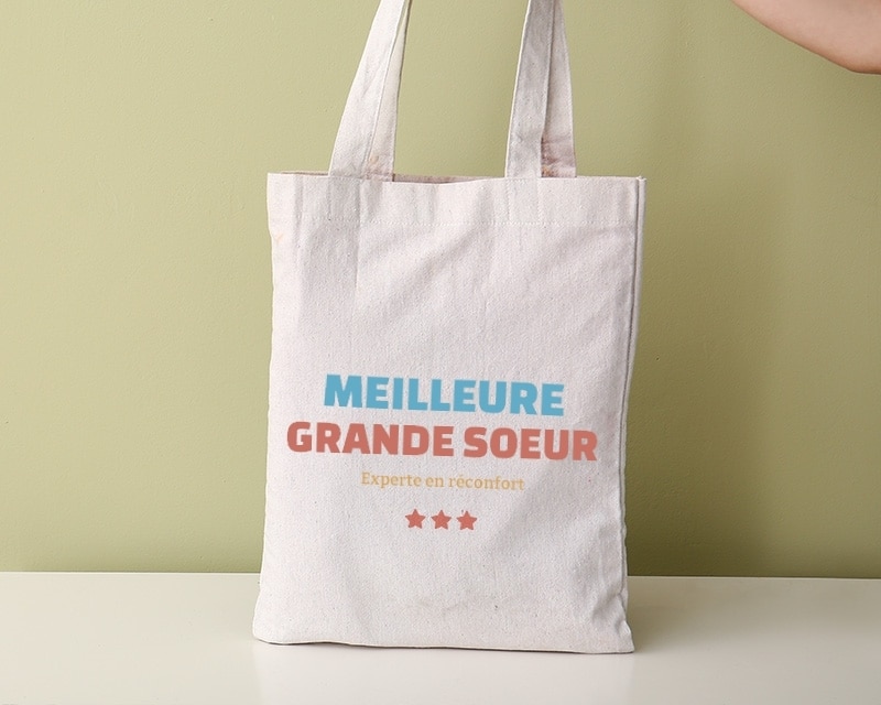 Tote bag personnalisable - Meilleure Grande soeur