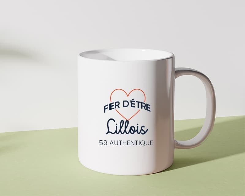 Mug personnalisé - Fier d'être Lillois