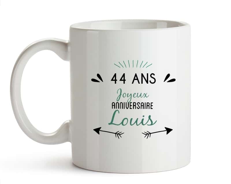 Mug personnalisable homme 44 ans