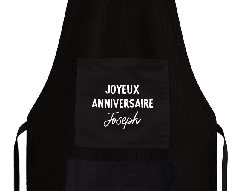 Tablier de cuisine personnalisé pour un Joseph