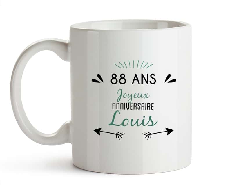 Mug personnalisable homme 88 ans