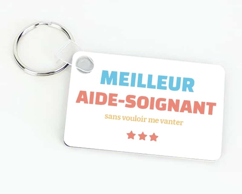 Porte-clés personnalisable - Meilleur Aide-soignant