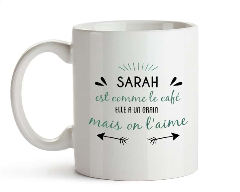 Mug personnalisé pour une Sarah