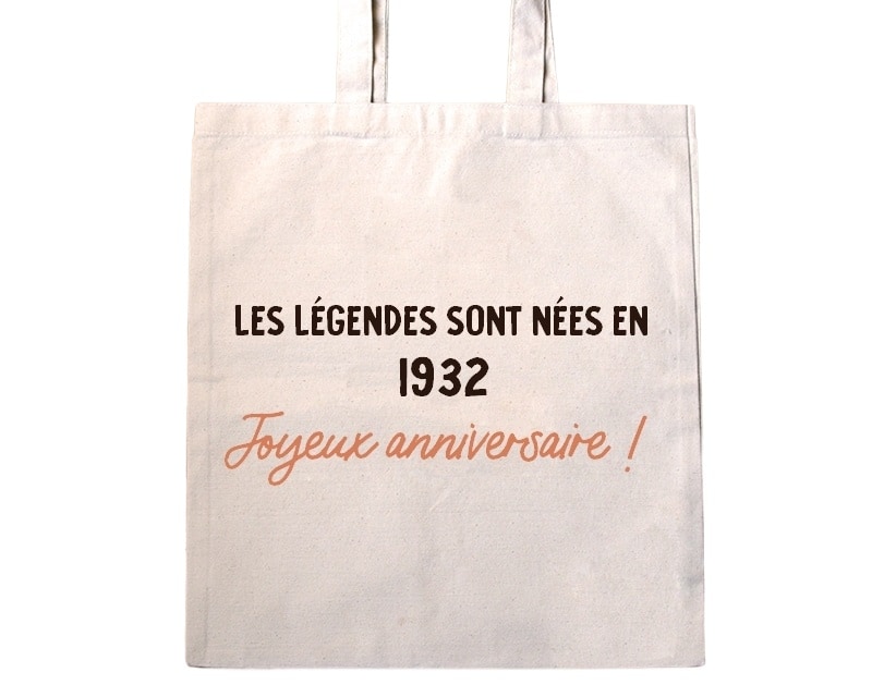 tote bag message générique homme né en 1932