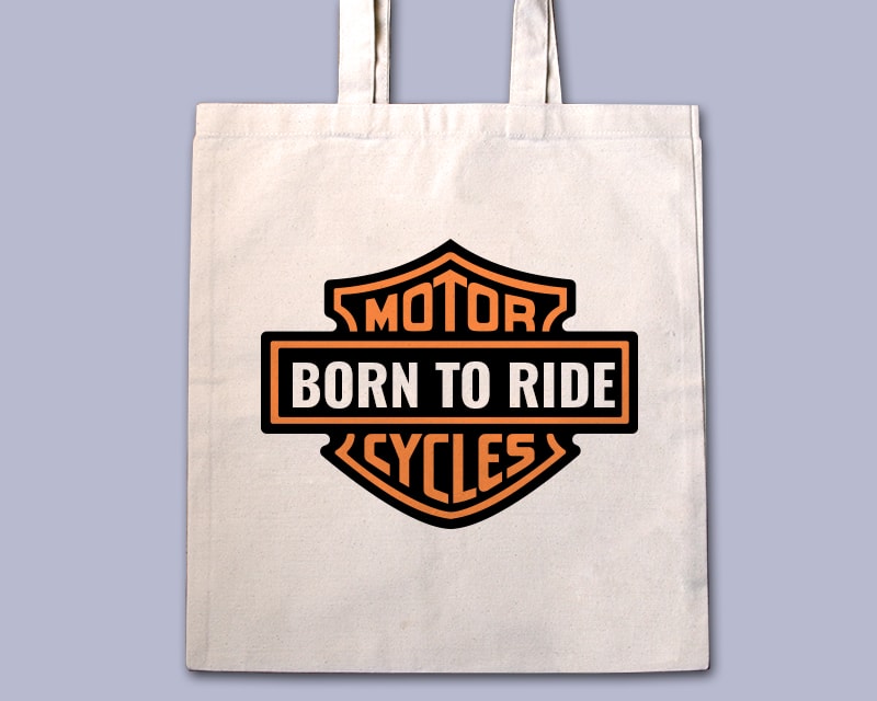 Tote bag personnalisé - Biker