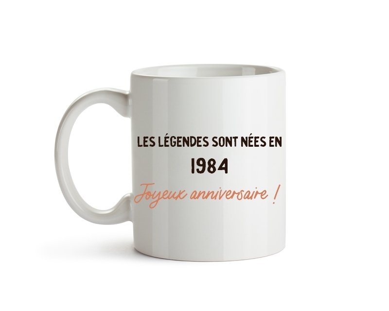 mug message générique homme né en 1984