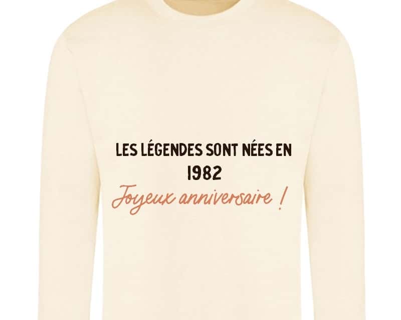 Sweat message générique année 1982