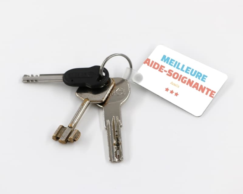 Porte-clef à personnaliser - Meilleure Aide-soignante