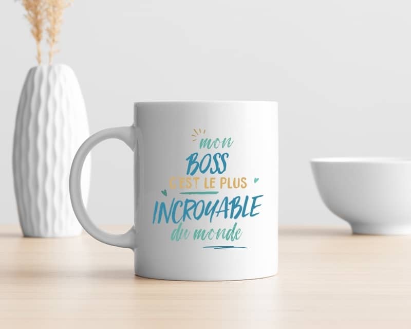 Mug personnalisé : Boss le plus...