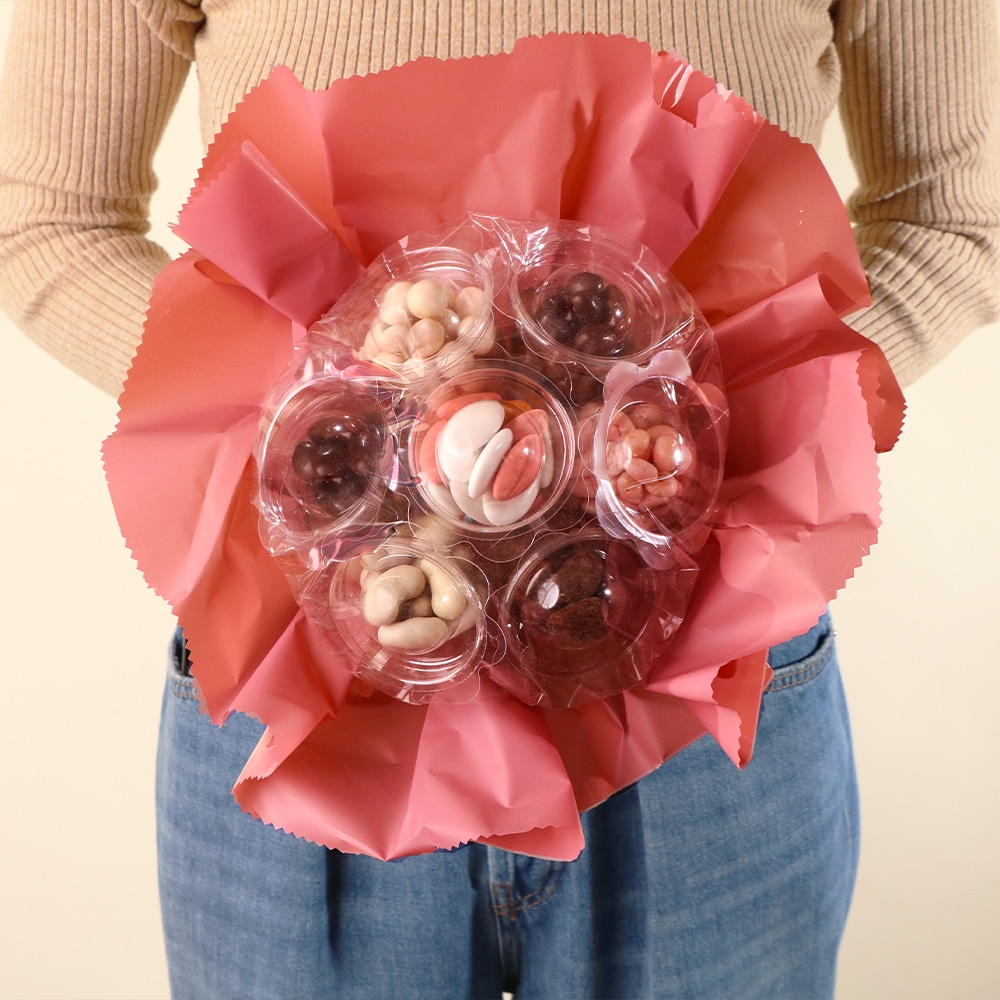 Bouquet de chocolats avec message personnalisable