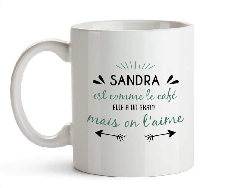 Mug personnalisé pour une Sandra