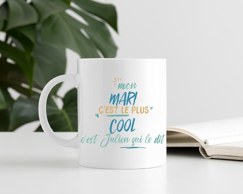 Mug personnalisé : Mari le plus...