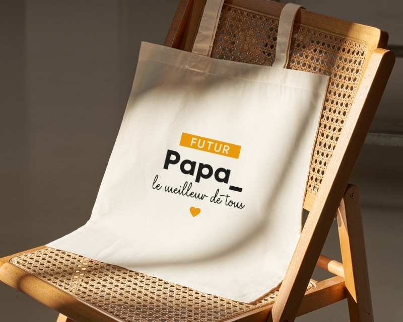 Tote bag personnalisable - Futur papa