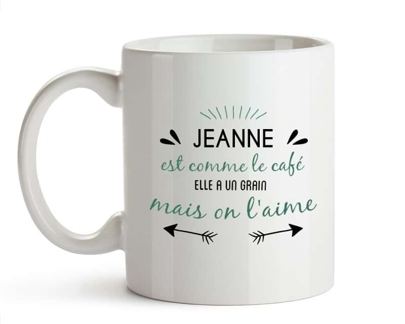 Mug personnalisé pour une Jeanne