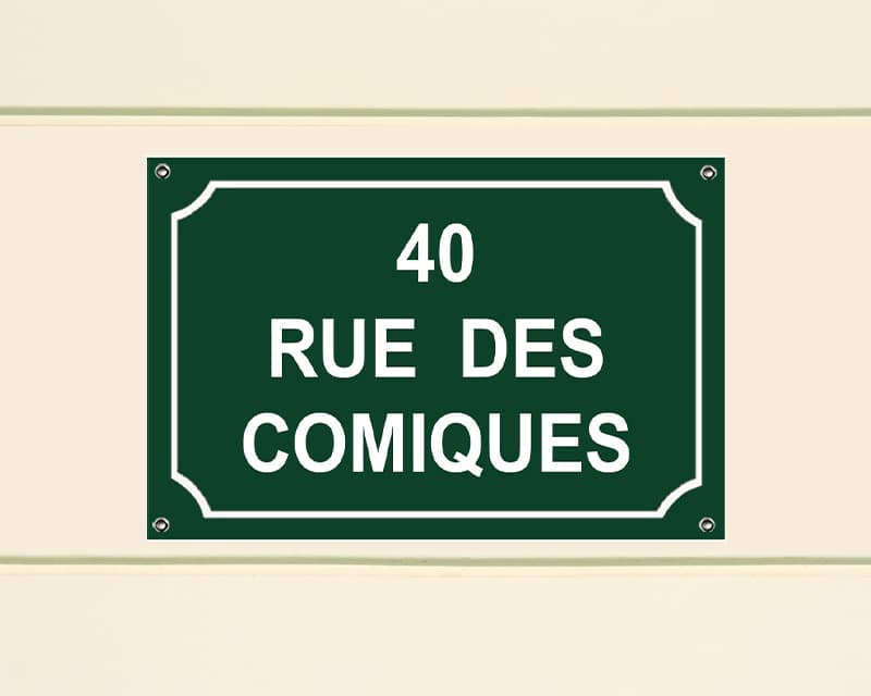 Les Plaques de Rue Émaillées