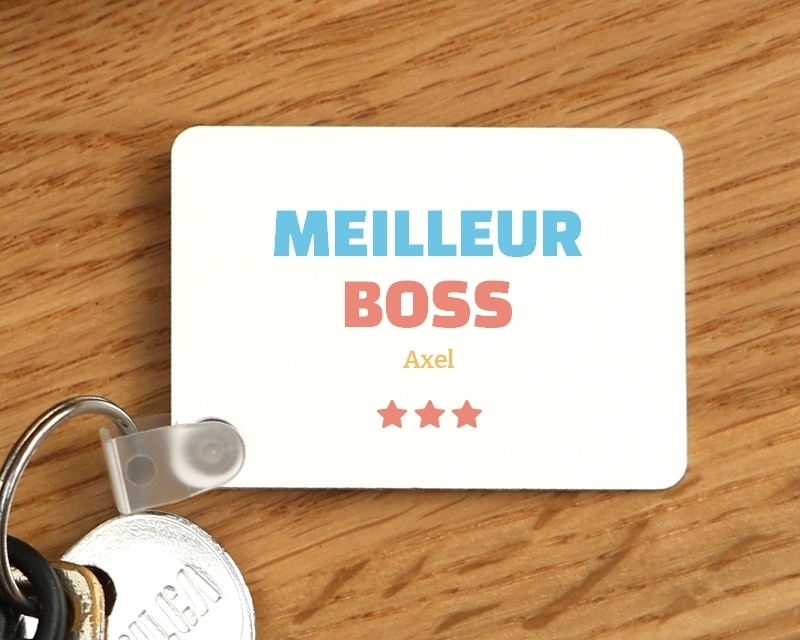 Porte clés collègue, Super collègue, porte clé personnalisable, cadeau  collègue, cadeau femme -  France