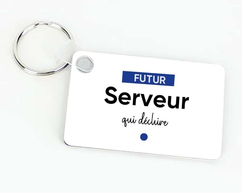 Porte-clef personnalisé - Futur serveur