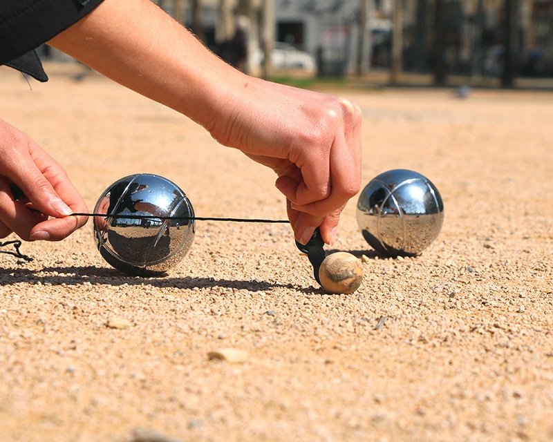 Sacoche de pétanque message générique année 1967