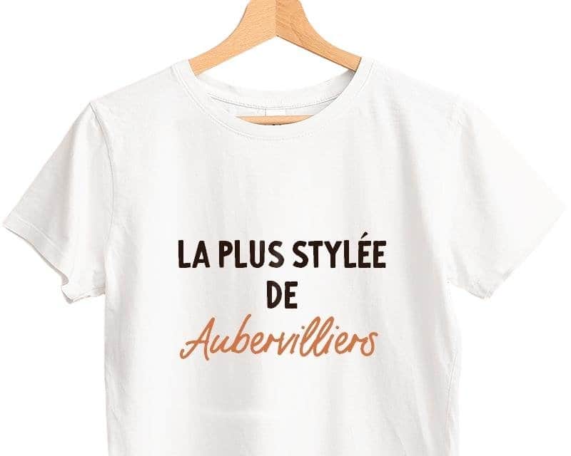 T-shirt femme personnalisé Aubervilliers