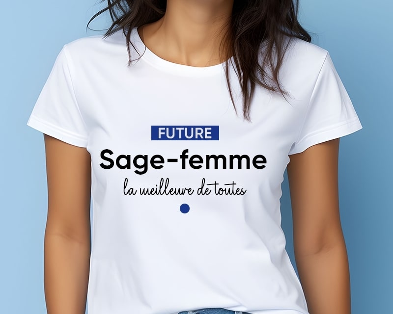 Tee shirt personnalisé femme - Future sage-femme