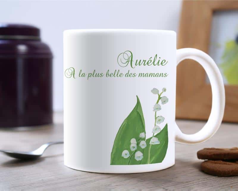 Mug personnalisé - Muguet