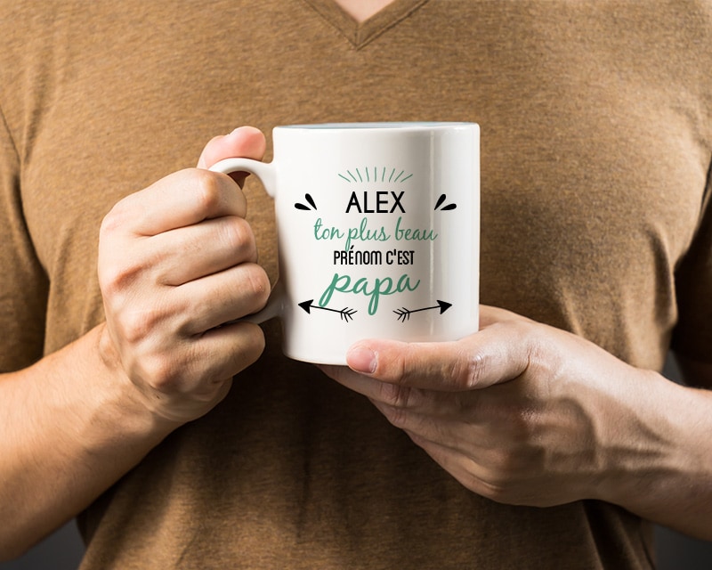 Mug message positif papa 20 ans