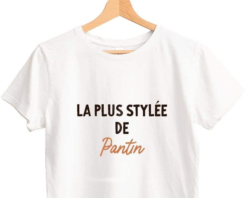 T-shirt femme personnalisé Pantin