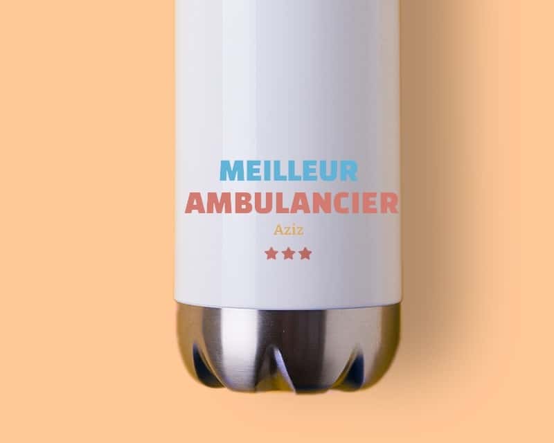 Gourde personnalisable - Meilleur Ambulancier