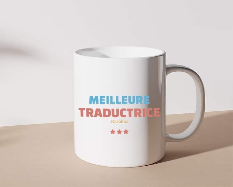 Mug personnalisé - Meilleure Traductrice