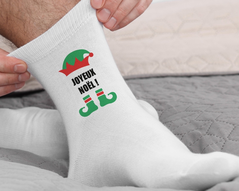 Chaussettes de Noël personnalisées - Lutin