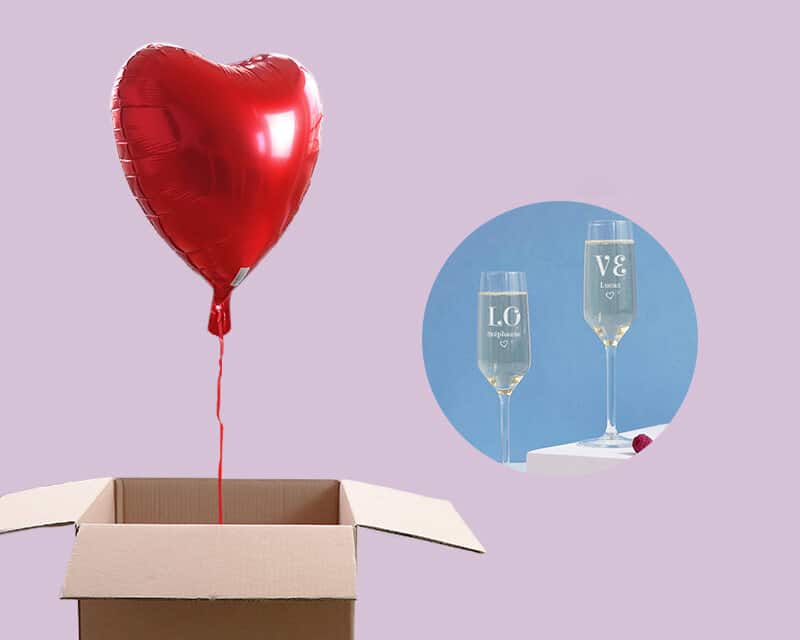 Ballon cadeau coeur rouge - Livraison d'un ballon gonflé à l'hélium