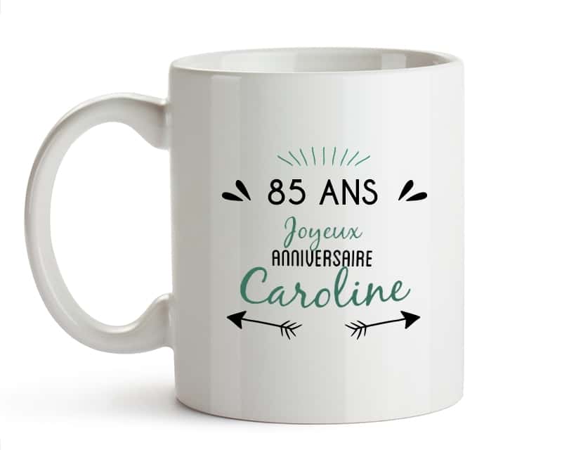 Mug avec message positif femme 85 ans