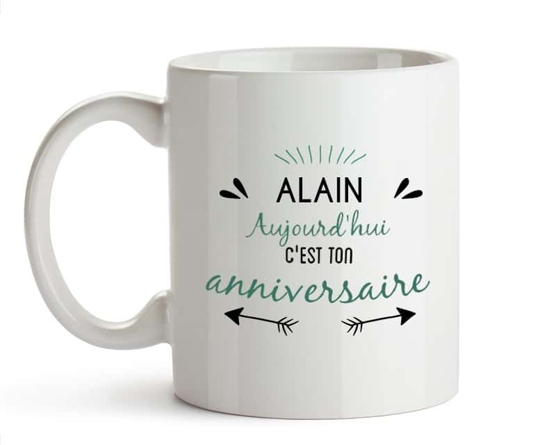 Mug personnalisé pour un Alain