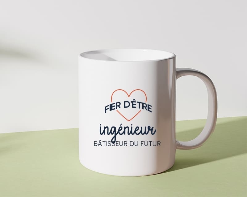 Mug personnalisé - Fier d'être ingénieur