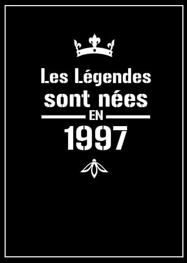 Affiche légendes année 1997