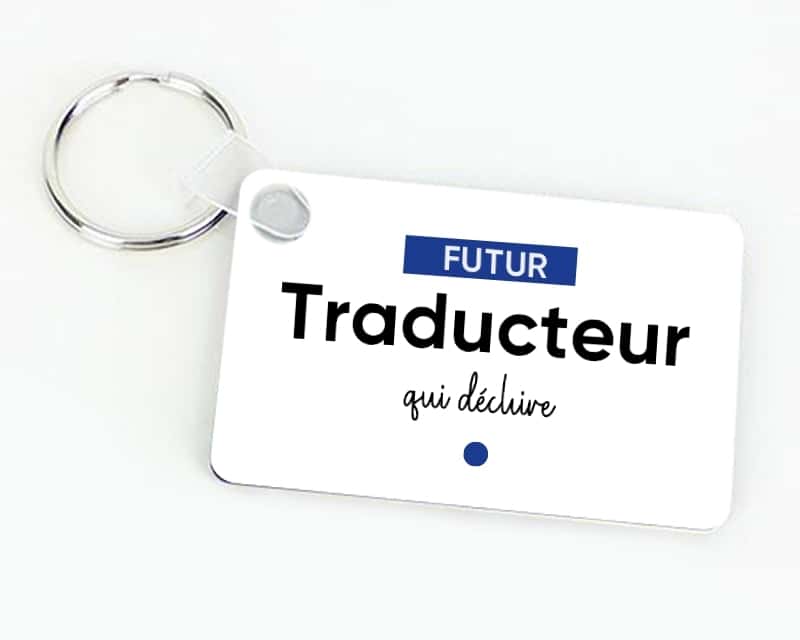 Porte-clef personnalisé - Futur traducteur