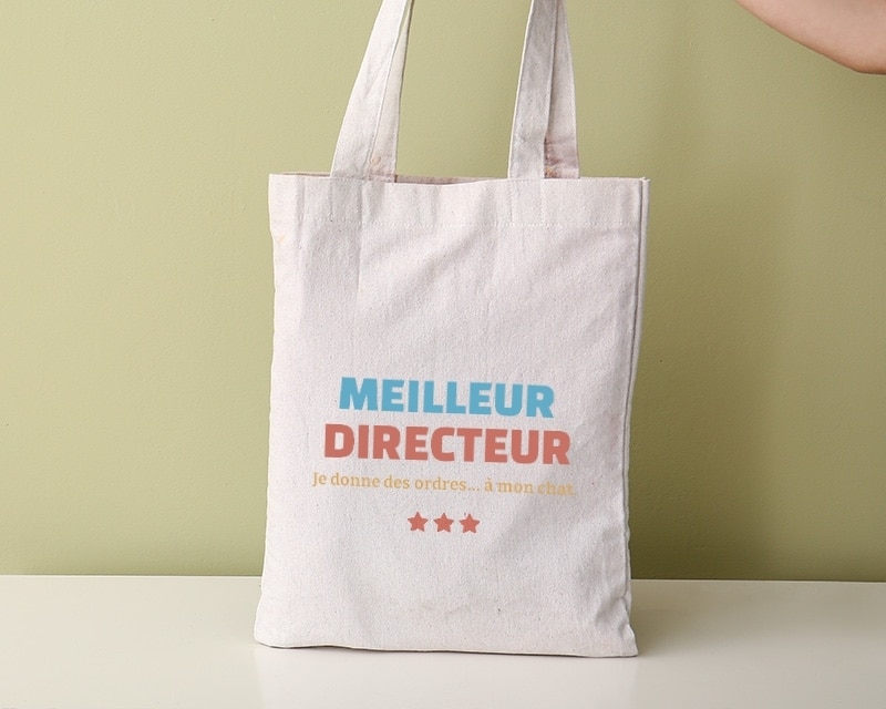 Tote bag personnalisable - Meilleur Directeur