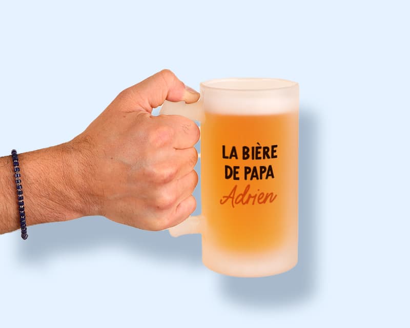 Chope de bière personnalisée - Message