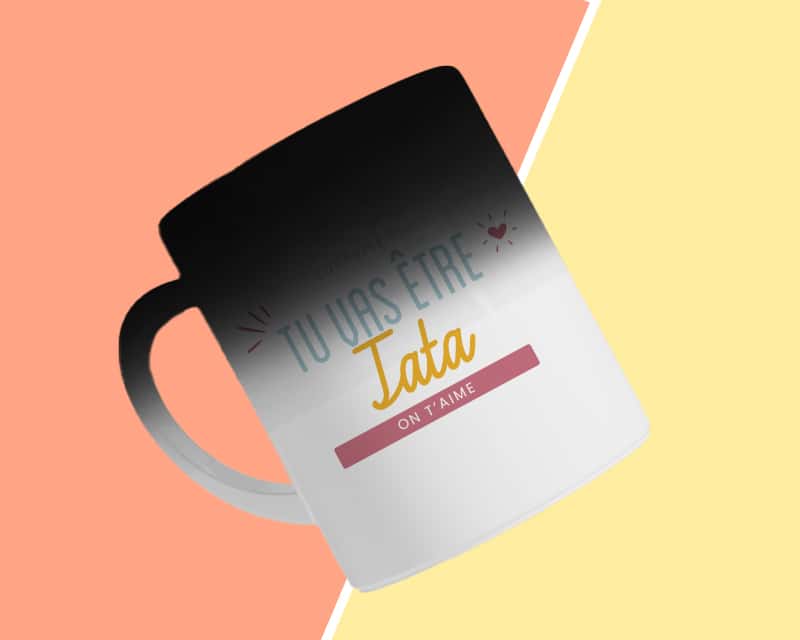 Mug personnalisé - Tu vas être tata