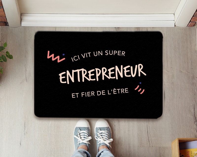 Paillasson personnalisé - Entrepreneur