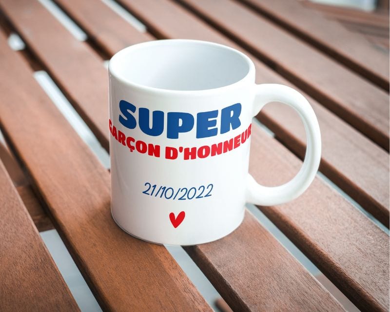 Mug personnalisé - Super Garçon d'honneur 