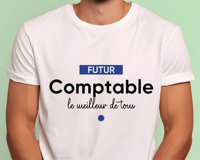 Tee shirt personnalisé homme - Futur comptable