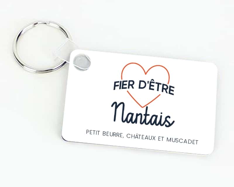 Porte-clés personnalisable - Fier d'être Nantais