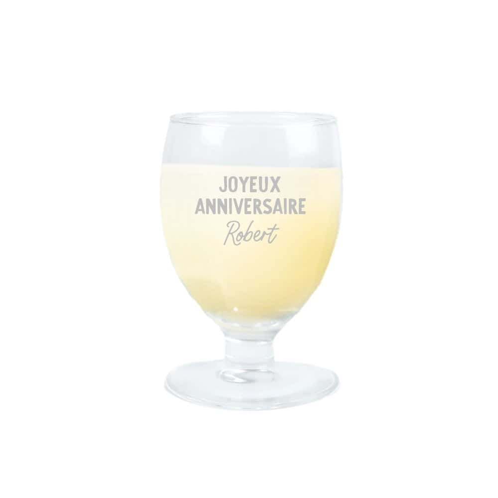 Verre à ricard ballon personnalisé pour un Robert