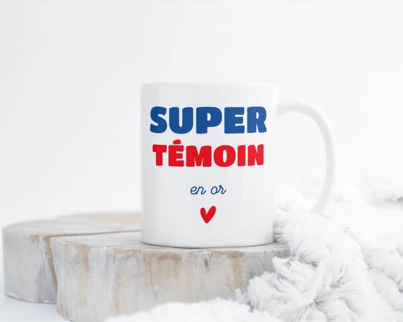 Mug personnalisé - Super Témoin 