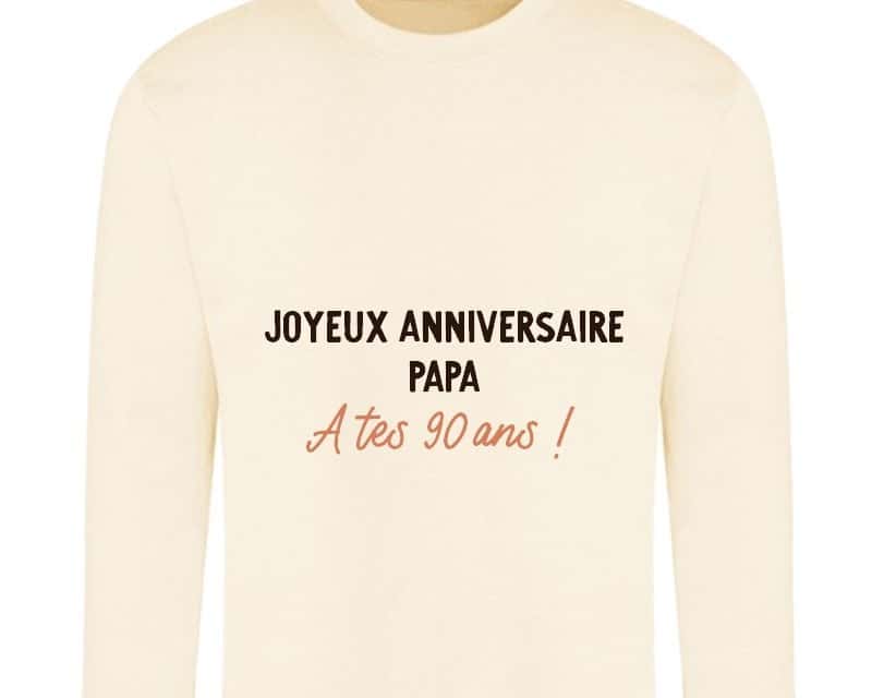 Sweat message papa 90 ans